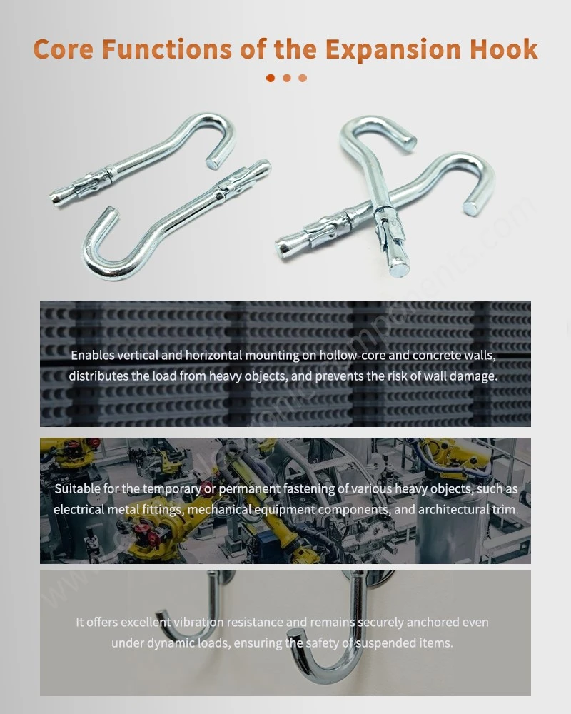Core Functions of the Steel Expansion Hook Core Functions of the Steel Expansion Hook